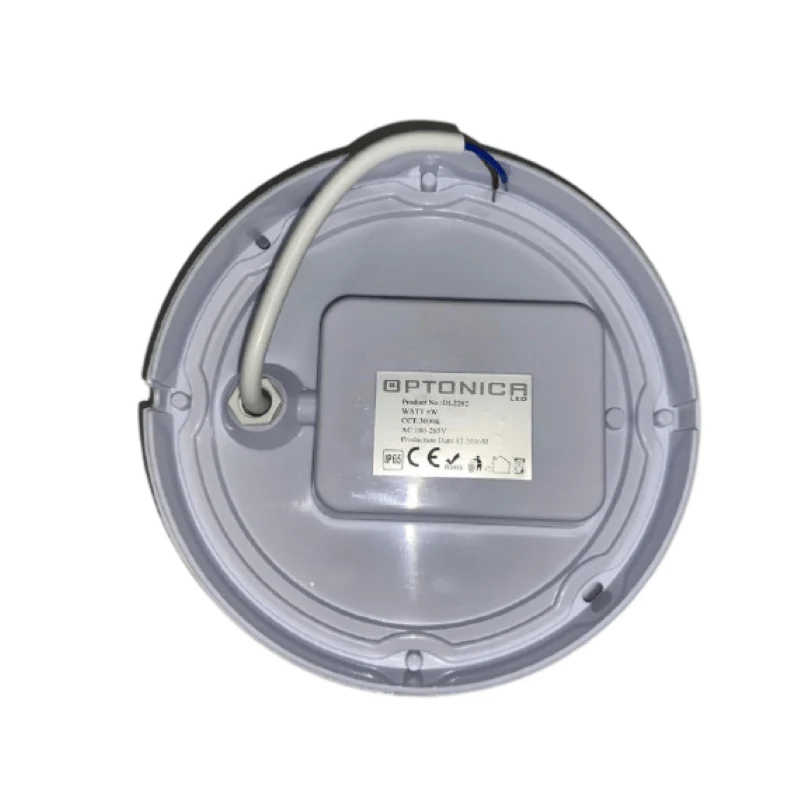 Applique Murale Blanche LED 8W IP65 Ronde Optonica