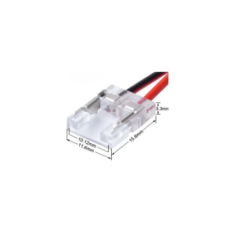 Connecteur avec Fil pour Ruban LED COB 10mm Optonica