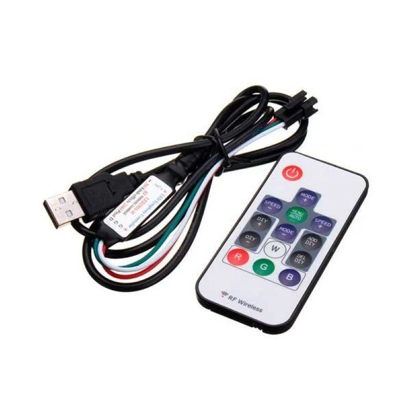Contrôleur & Télécommande pour ruban Digital 5V RGB Optonica