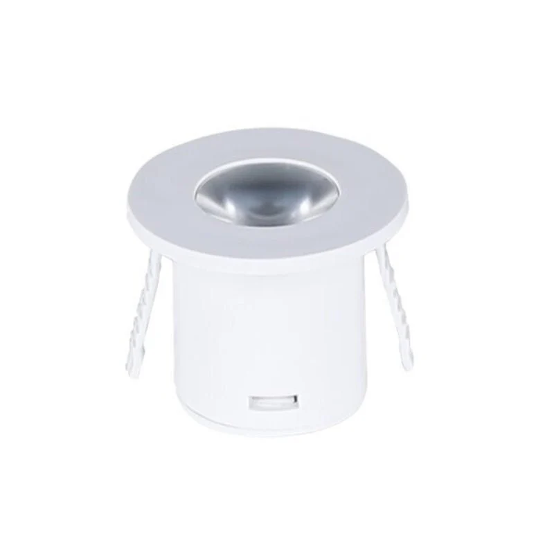 Mini Spot LED Encastrable 1W 90° Rond Blanc Optonica