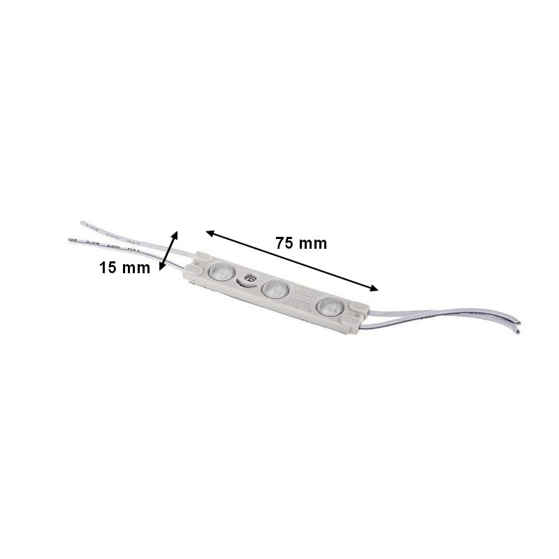 Module LED Barre 30W 12V IP65 pour Enseignes Lumineuses (Pack de 20) - Bleu Optonica