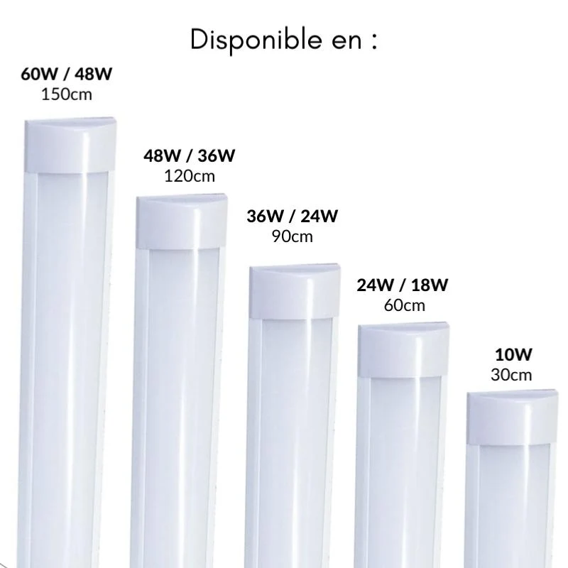 Réglette LED 30cm 10W Optonica