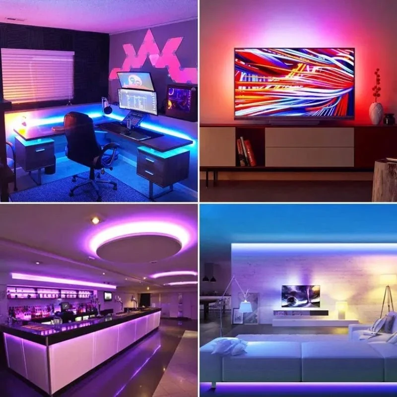 Ruban LED 36W DC12V 60 LED/m 5m RGB + Adaptateur Secteur et Contrôleur Optonica