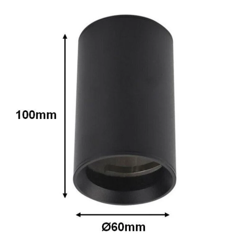 Spot LED en saillie NOIR pour ampoule GU10 Optonica