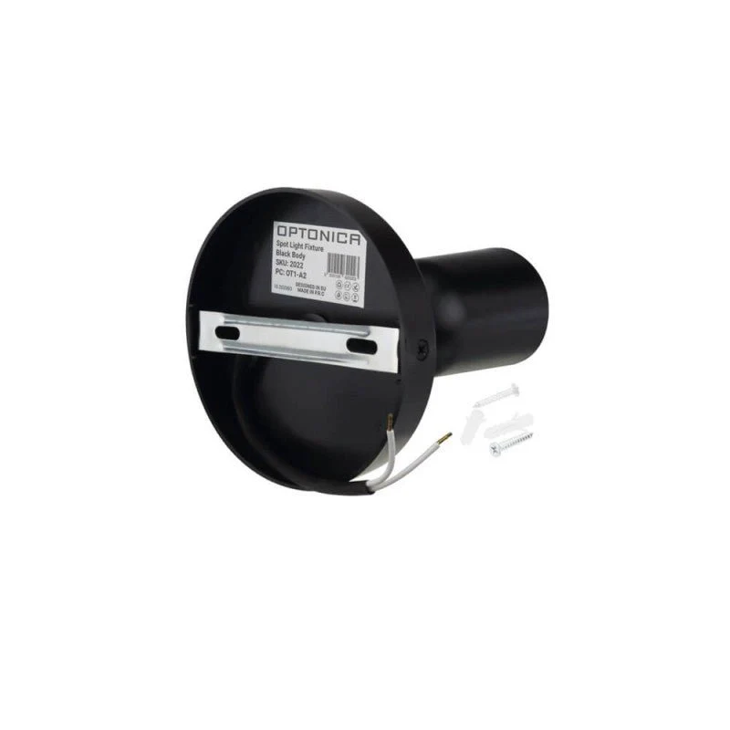 Spot LED en Saillie Orientable NOIR pour Ampoule GU10 Optonica