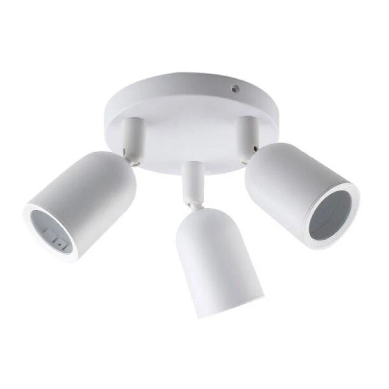 Spot LED en saillie Triple Orientable BLANC pour ampoule GU10 Optonica