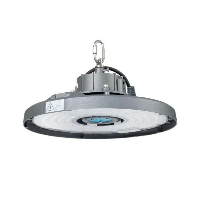 Suspension Industrielle 150W HighBay UFO Haut Rendement 180lm/W IP65 Garantie 5 Ans Optonica