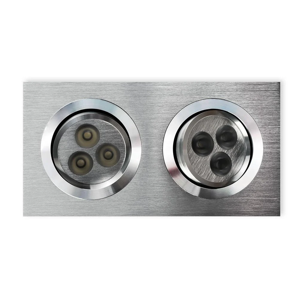 Spot encastré Orlicki Design Fasto 6L LED, largeur 18 cm