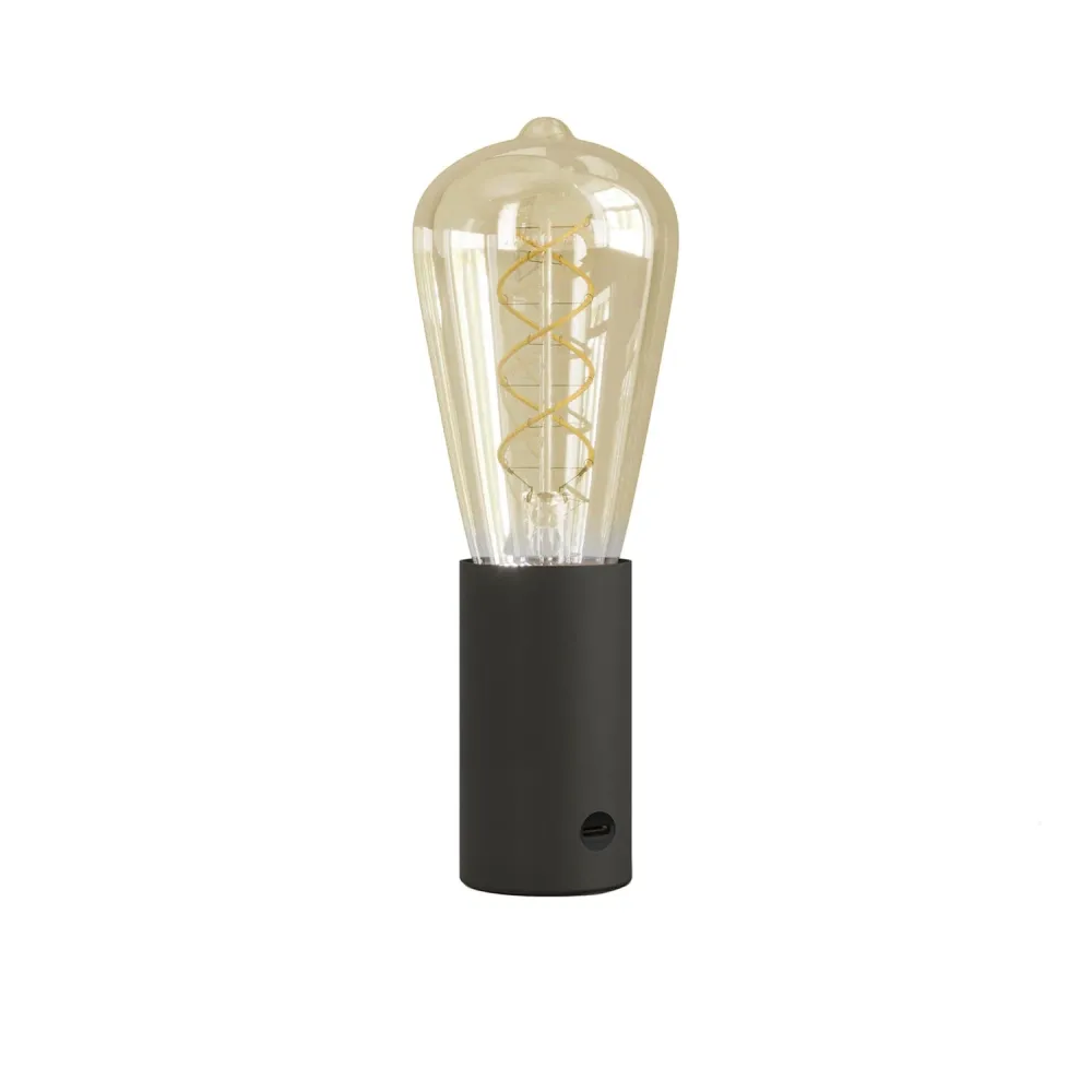 OUI ! Lampe portable 5V avec ampoule ST64 - Noir
