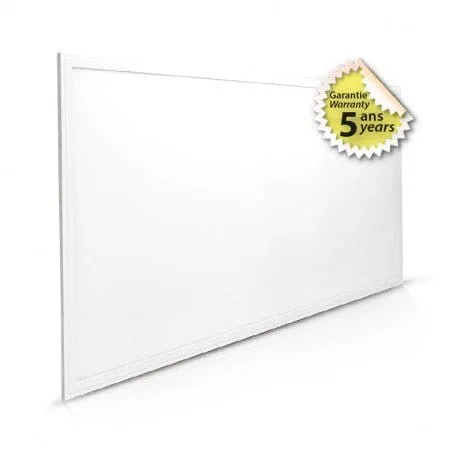 Pack 2 dalles LED 600 x 1200 60W 3000K normes alimentaires