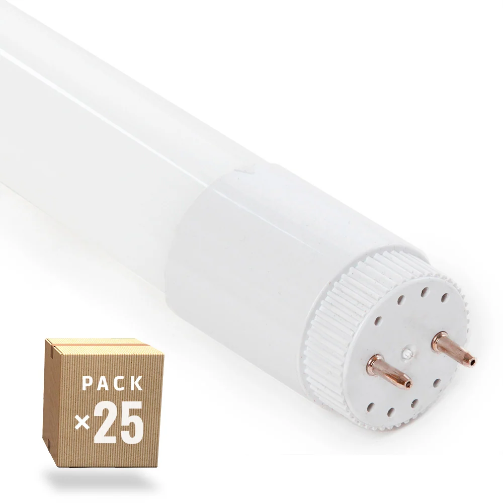 Pack de 25 Tubes LED T8 18W 2520Lm 6000ºK Verre 120Cm 40 000H [HO-LM1063-CW]