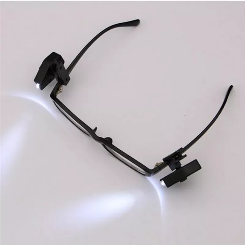 Paire de Mini Lampes LED Pour Lunettes