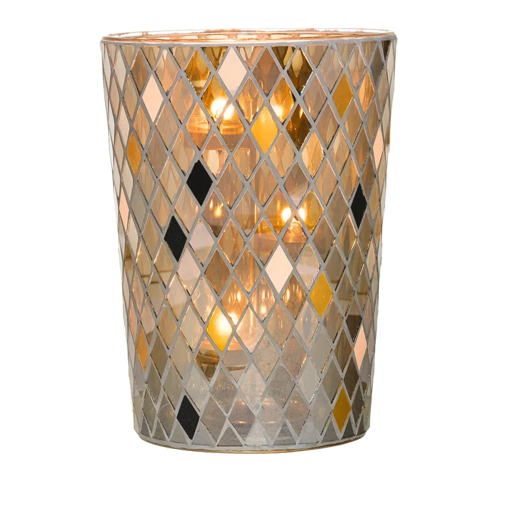 Lampe-tempête Mosaic Harlequin PartyLite US