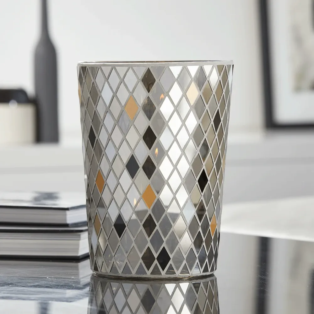 Lampe-tempête Mosaic Harlequin PartyLite US