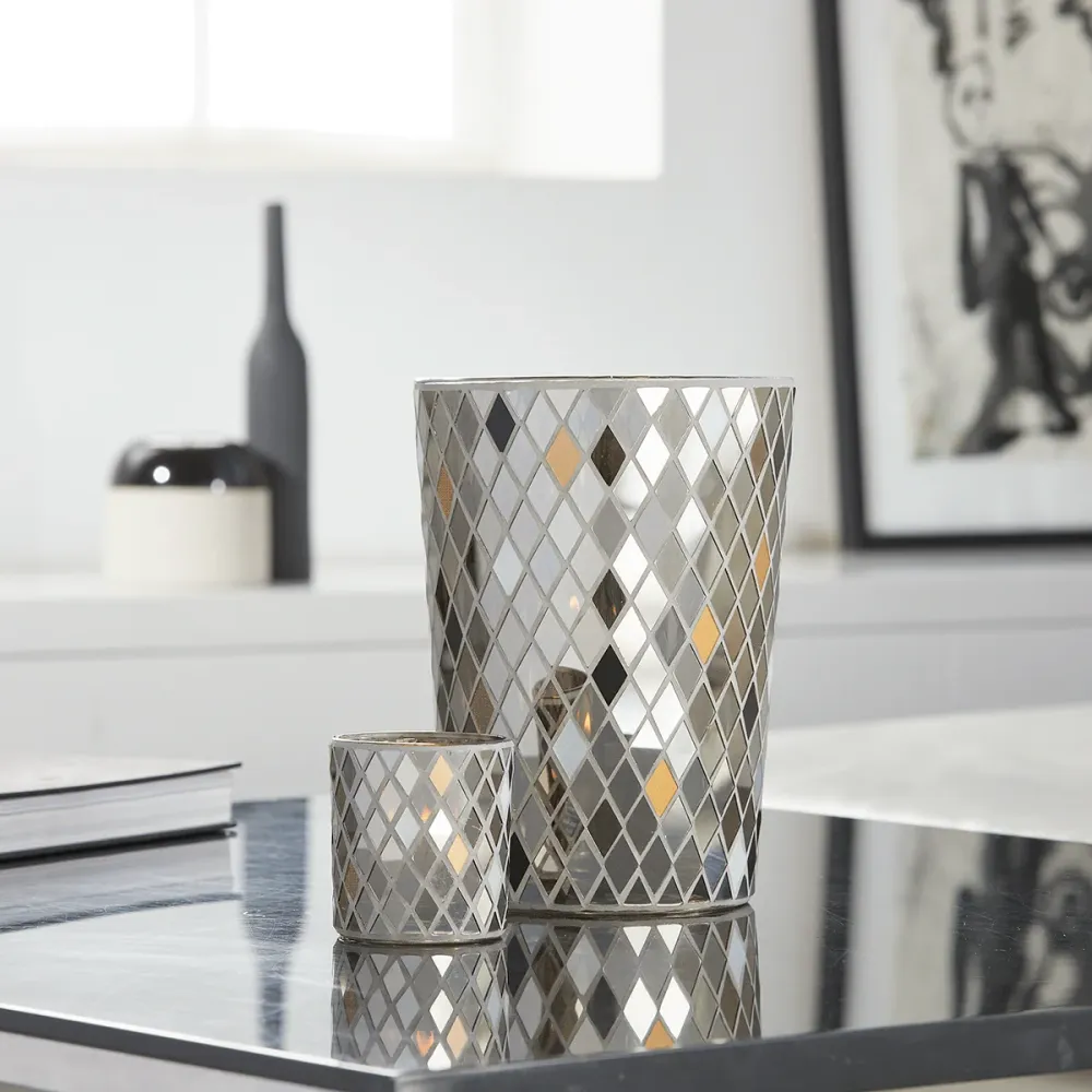 Lampe-tempête Mosaic Harlequin PartyLite US