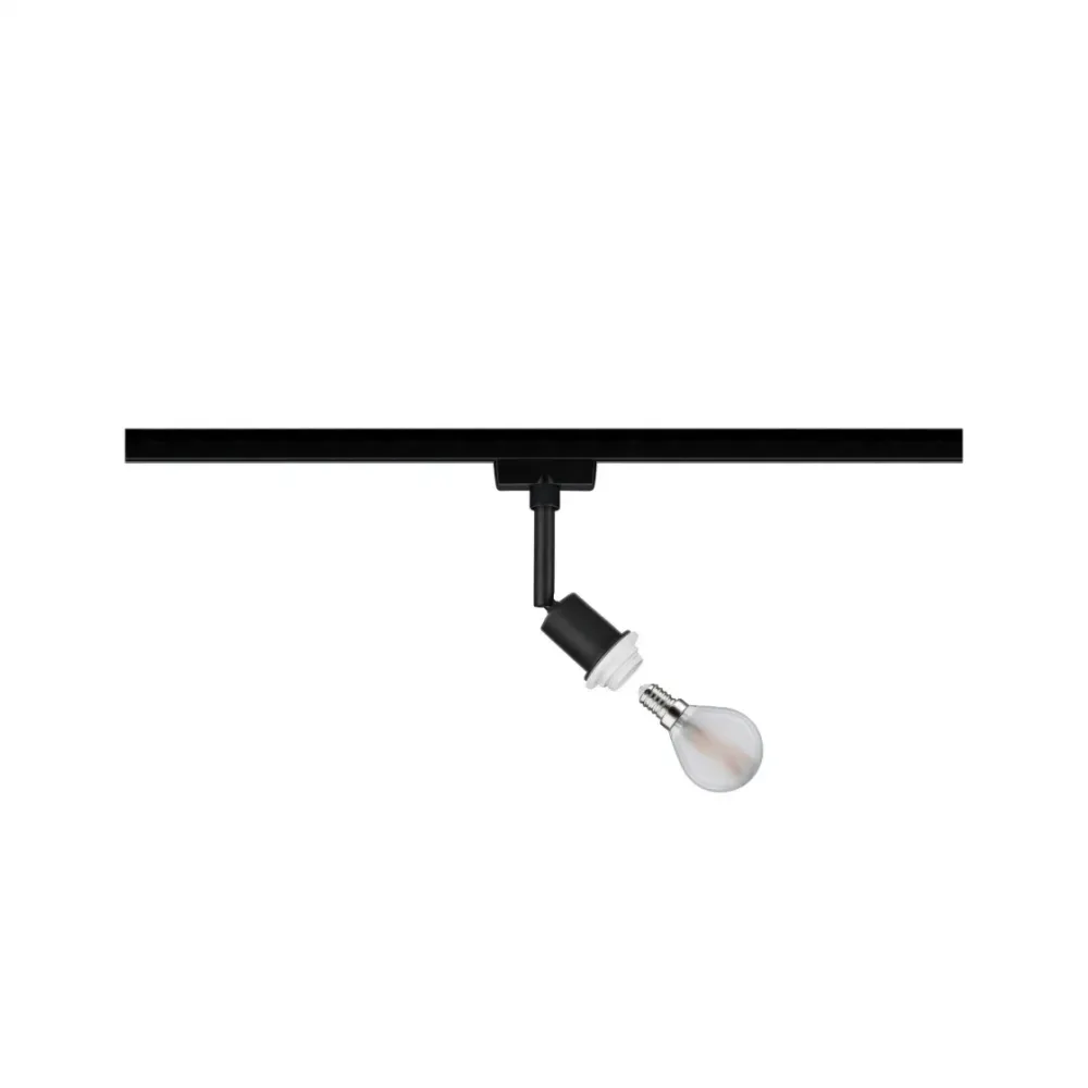 URail Spot sur rail DecoSystems Spot individuel 20W NOIR - Paulmann