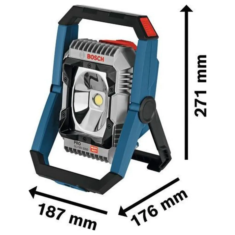 phare de chantier Bosch GLI18V-3000 PRO 18V