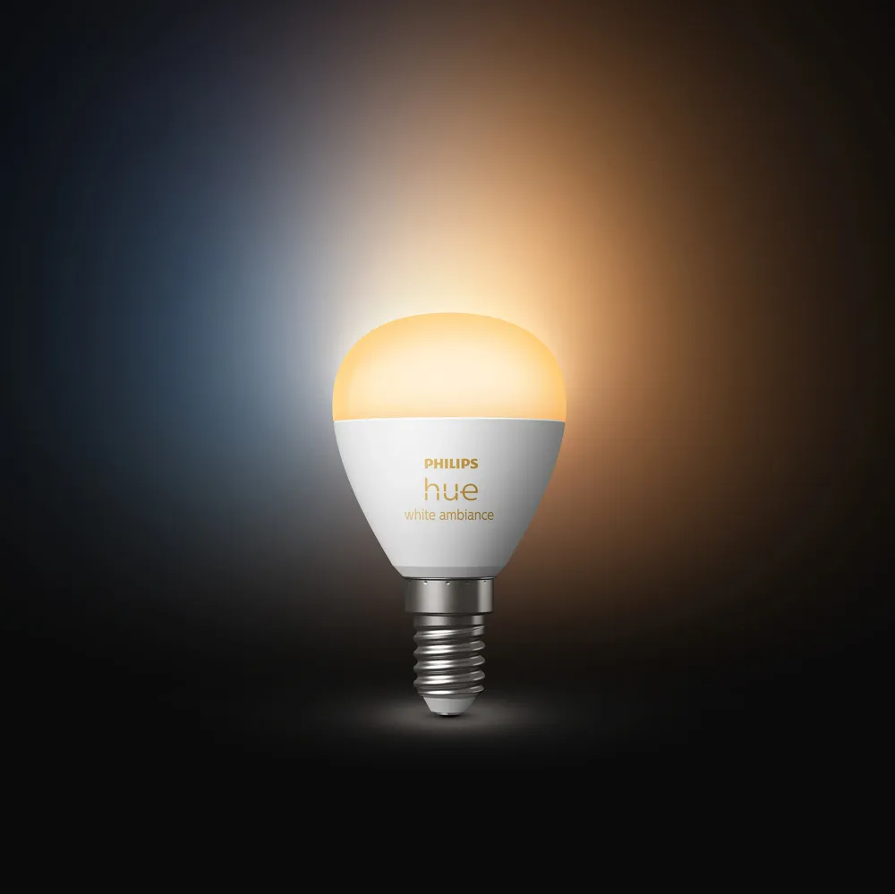 Philips Hue Bombilla esférica White Ambiance E14 5W 470lm 8719514491106