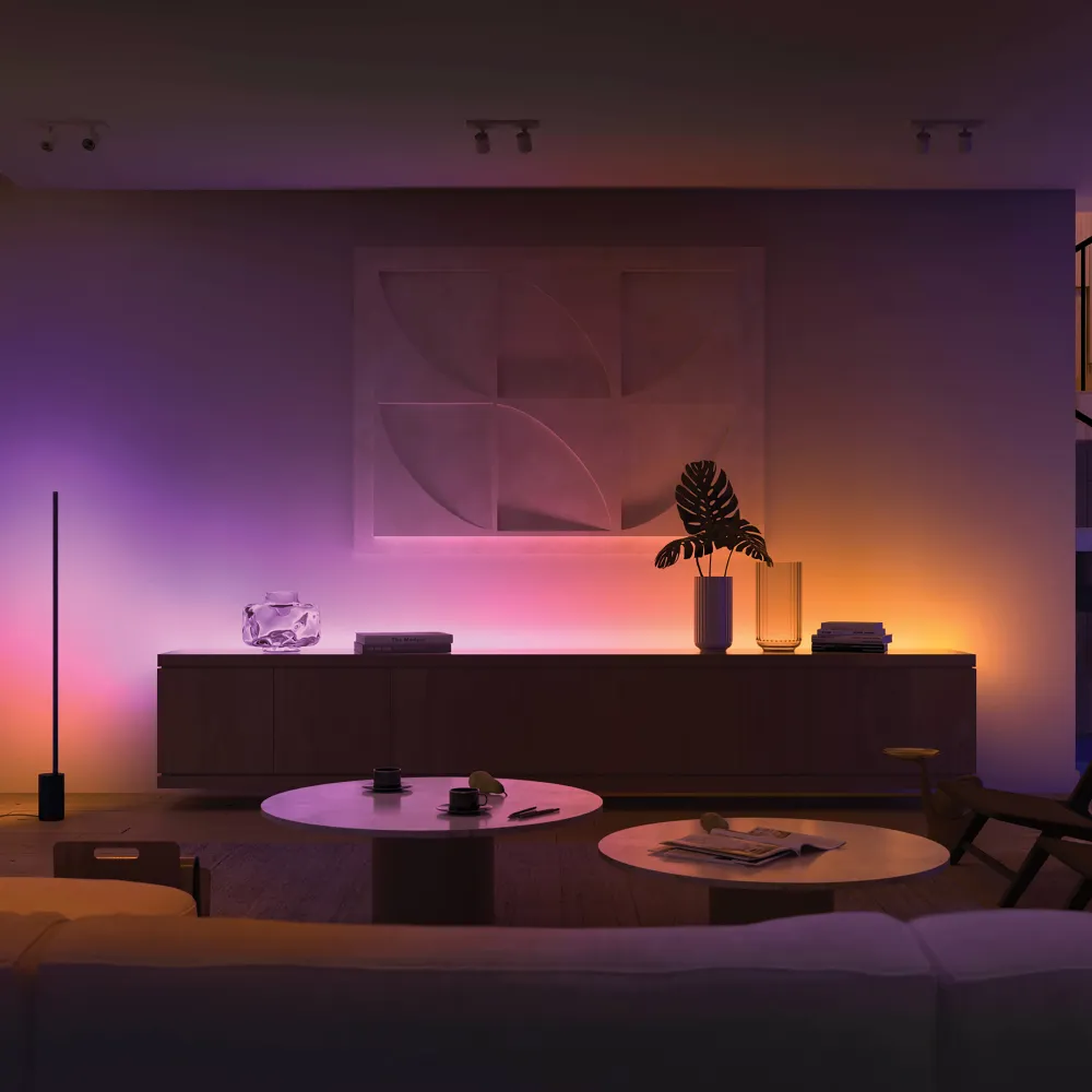 Philips Hue White and Color Ambiance Tira LED Gradient blanco RGBW 20W 1800lm 33996500