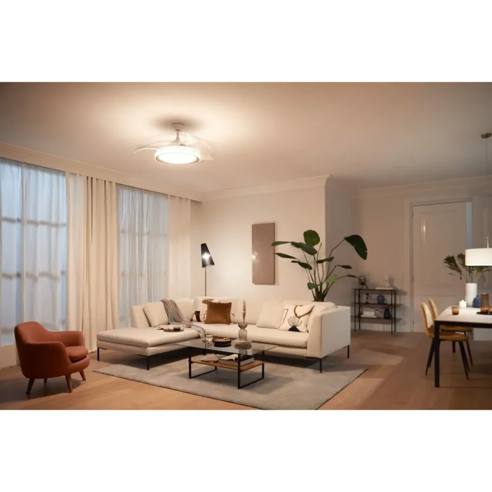 Ventilateur de Plafond avec Lumière Philips Atlas Doré 35 W 28 W 4500 Lm (2700 K)
