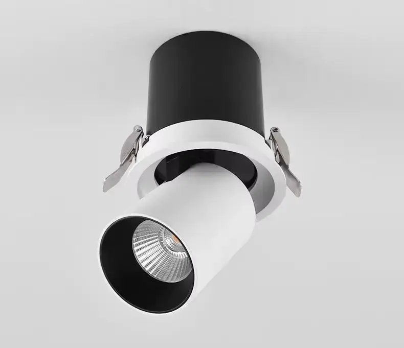 Place en retrait blanc | LED DELUXE | Ø 76 mm extensible