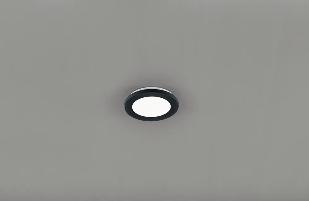 Plafonnier Camillus rond noir pm R62921032