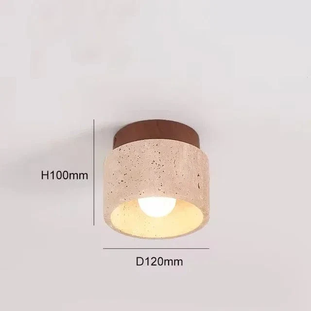Plafonnier cylindrique Japonais