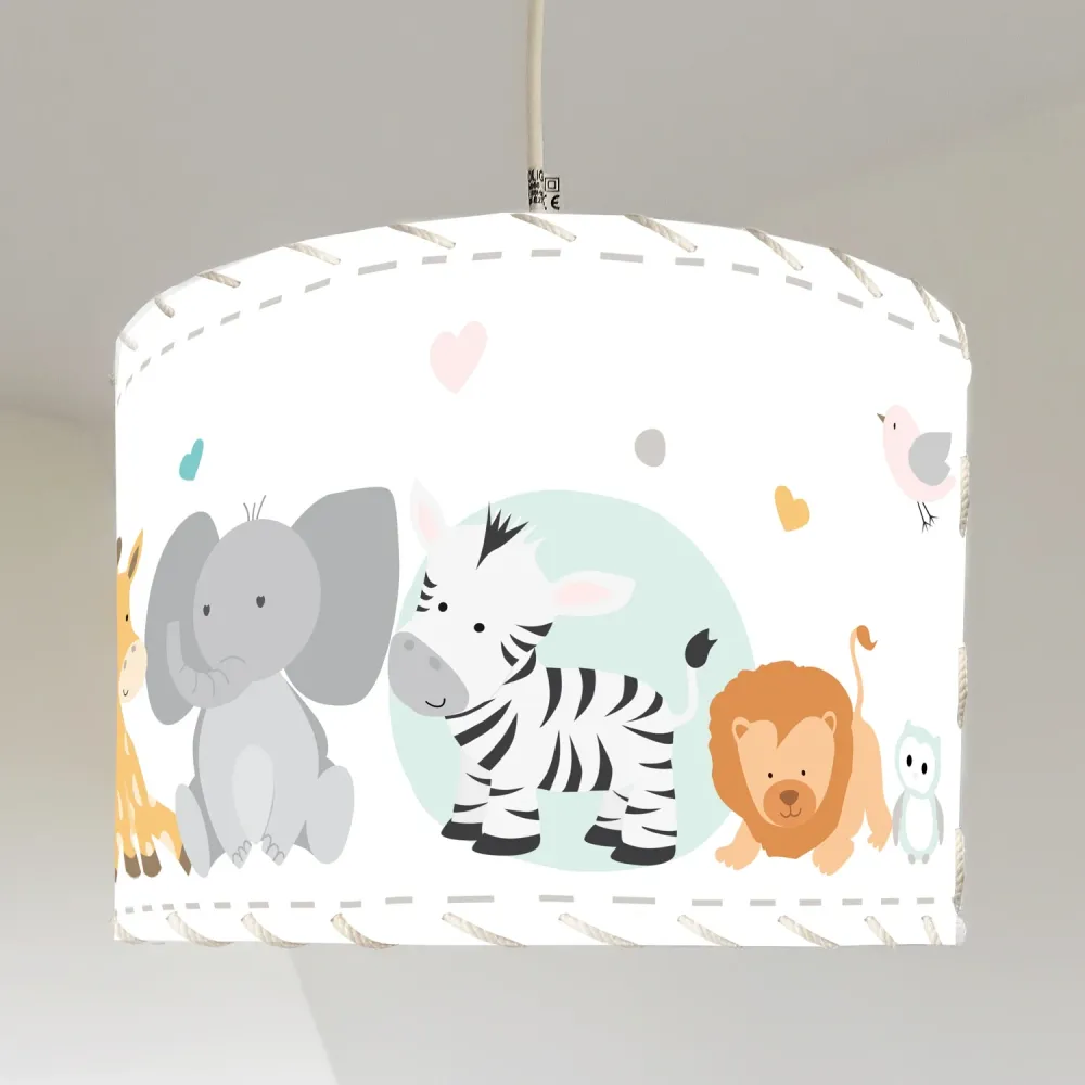 Plafonnier personnalisé des bébés animaux