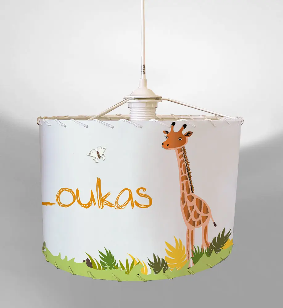 Plafonnier personnalisable de la déco safari