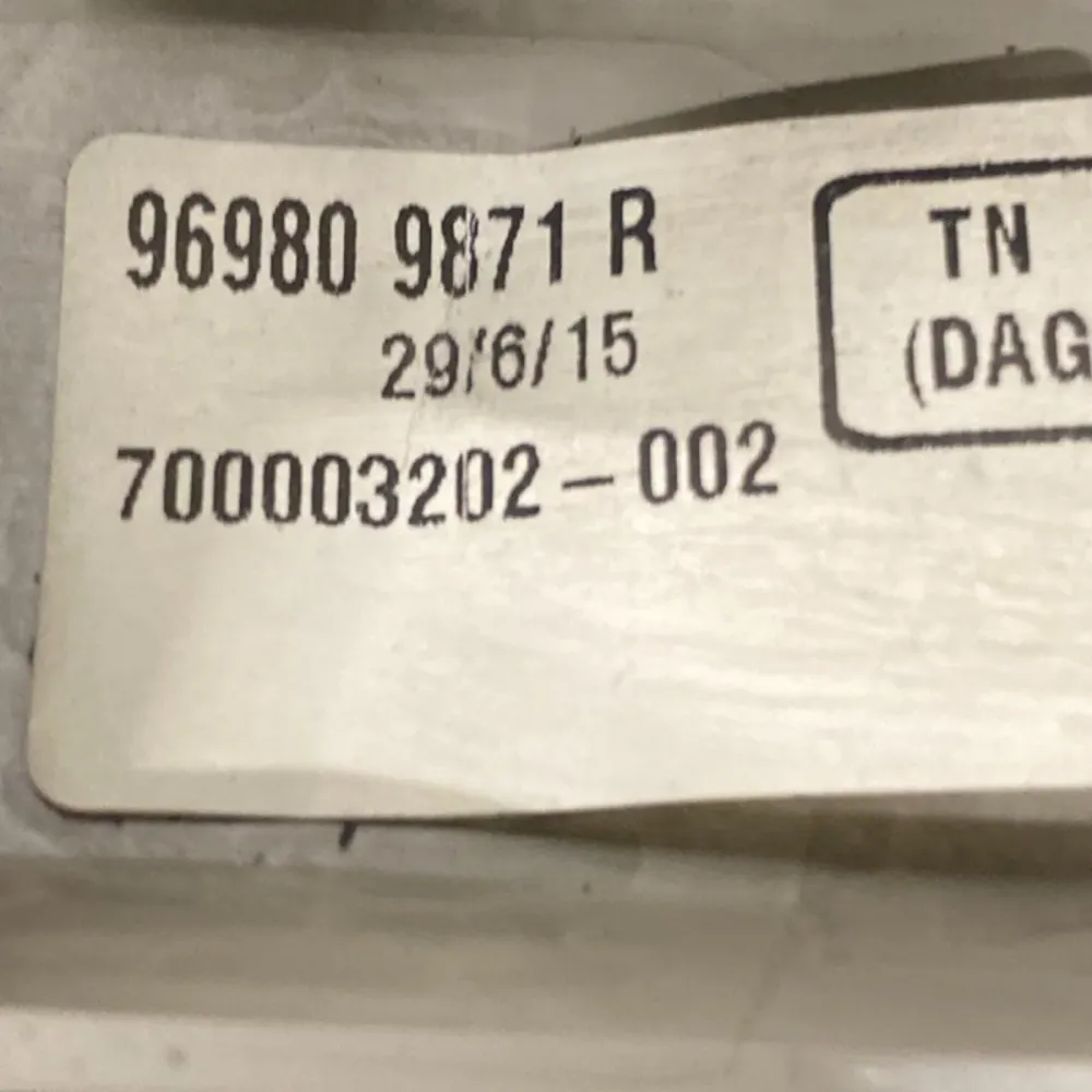 Plafonnier renault kadjar Cod: 969809871r (2015-2022)