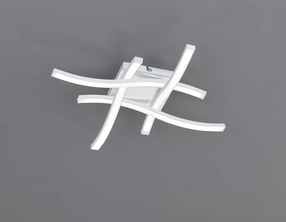 Plafonnier Route carré blanc 4000k R62474131