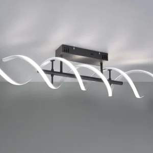Plafonnier Séquence nickel/noir 641810205