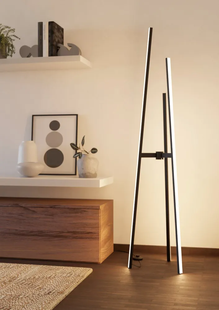 Plafonnier suspendu eglo salpêtre led 99818