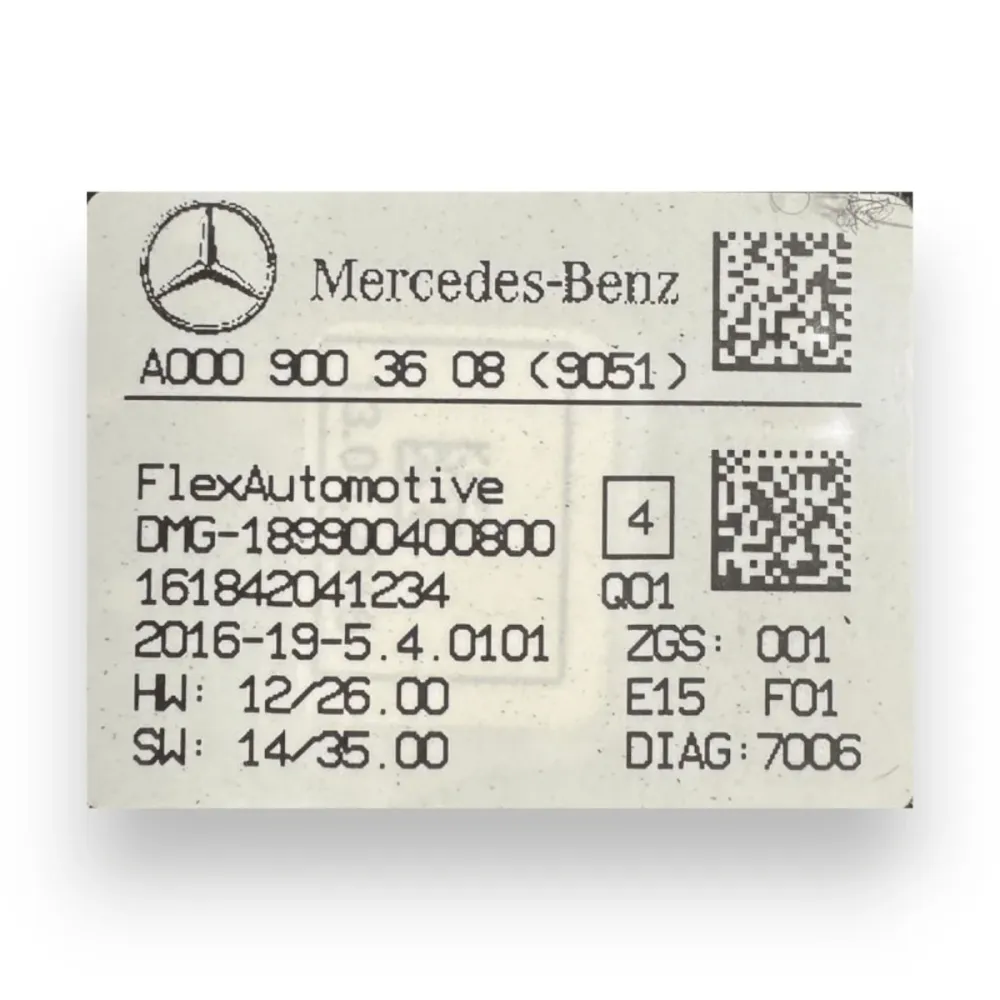 Plafonnier de toit intérieur avant Mercedes-Benz CLA (X117) code A0009003608 (2013-2019)