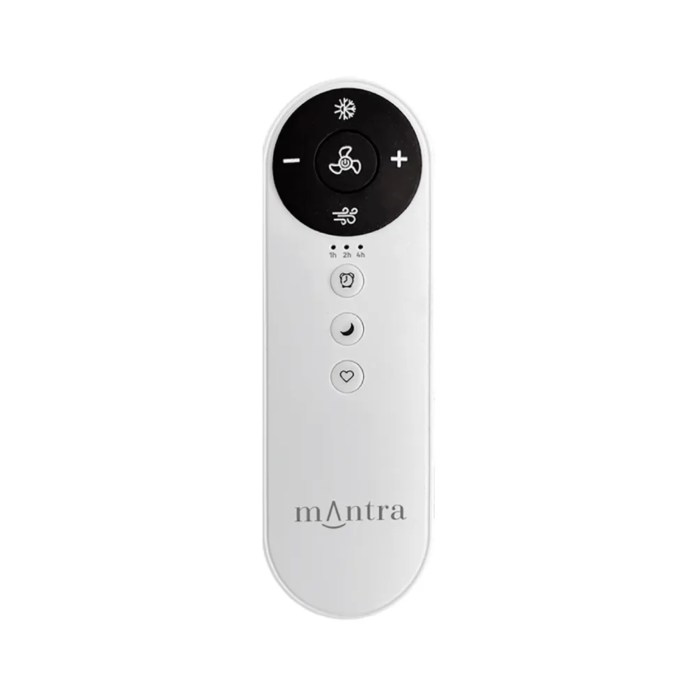 Plafonnier ventilateur IPANEMA noir et aspect bois Mantra 9042