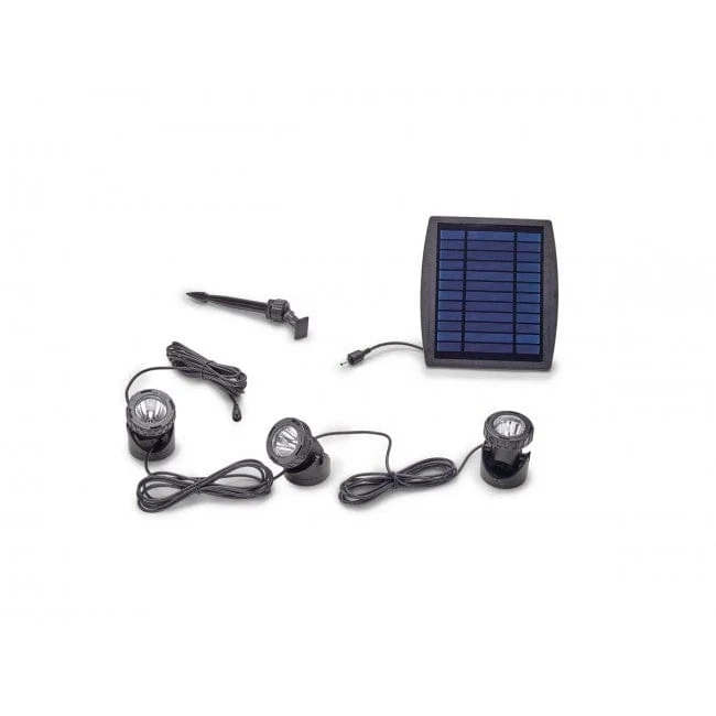 PondoSolar LED Set 3 - Kit d‘éclairage solaire avec trois spots à LED - Pontec