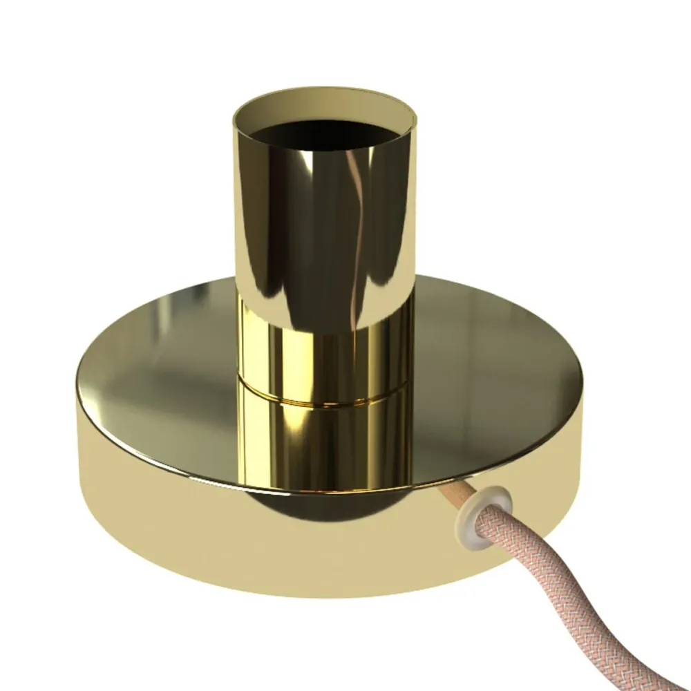 Posaluce - Lampe de table en métal - Laiton