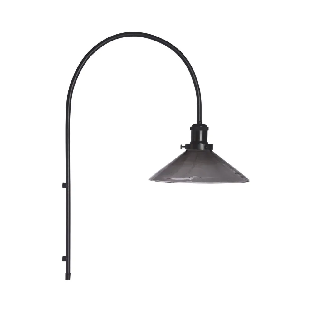 Applique murale PR Home August 1L E27 H 60cm Black