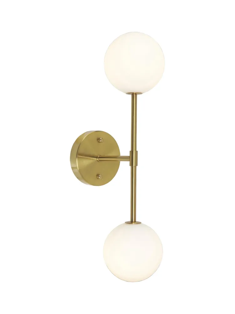 Applique murale PR Home Sigma 2L G9 H 49 cm Gold