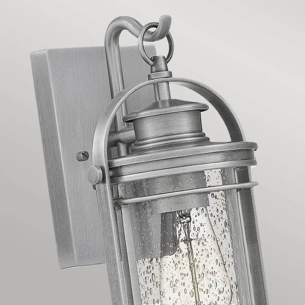 Applique murale extérieure Quoizel Booker 1L en acier E27, H 29 cm