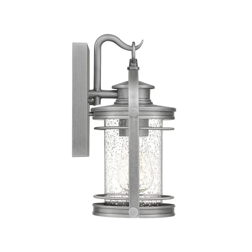 Applique murale extérieure Quoizel Booker 1L en acier E27, H 29 cm