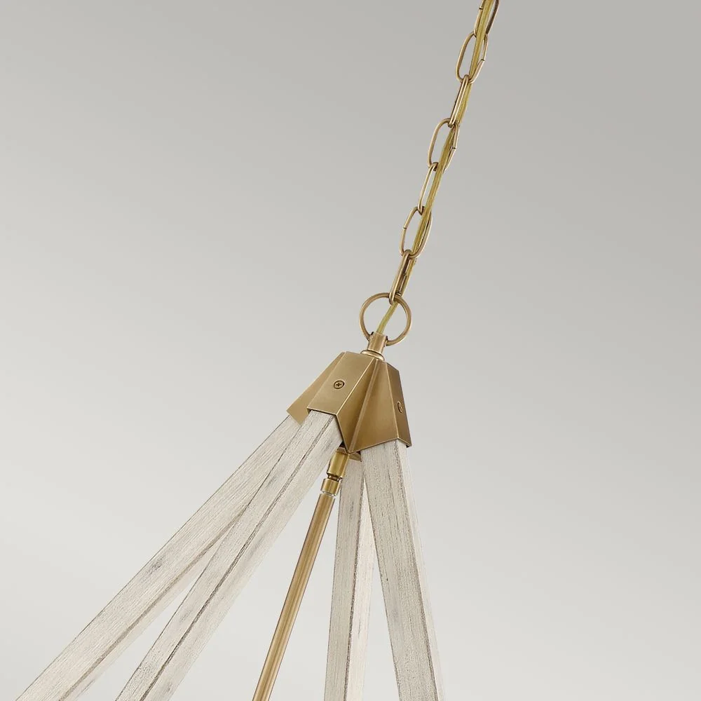 Lustre Quoizel View Point 4L en acier, douille E14, diamètre 61 cm