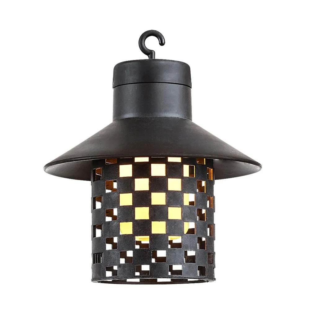 Éclairez votre extérieur avec 4 lampes solaires Rabalux. IP44, noir, modèle Ximpu. Style et résistance aux intempéries pou...