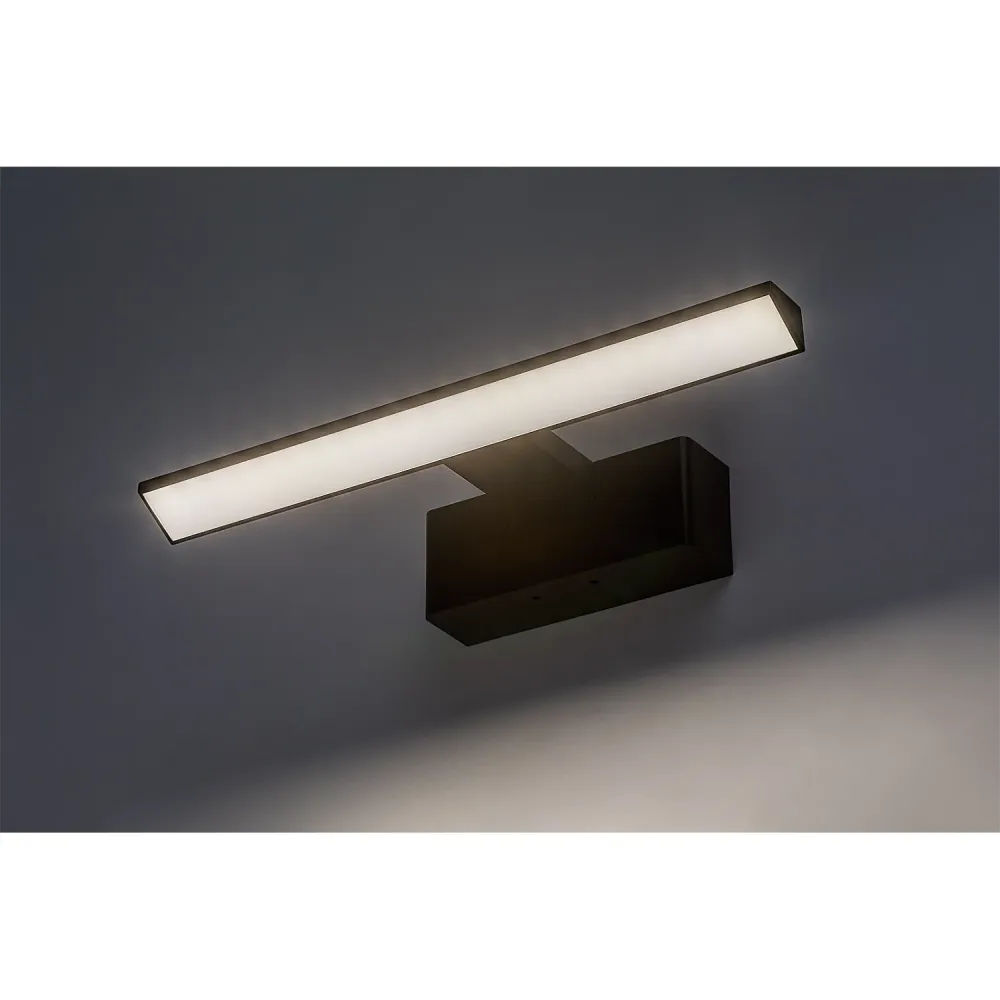 Lampe de salle de bain Rabalux, puissance 6W, blanc naturel 4000K, IP44. noir, Loric
