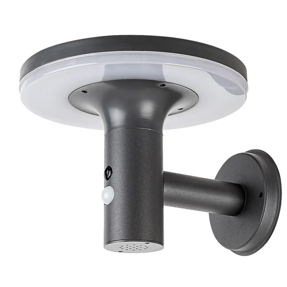 Rabalux Alaska: Applique murale extérieure, IP44, 10W LED, éclairage blanc naturel 4000K. Capteur de mouvement intelligent...