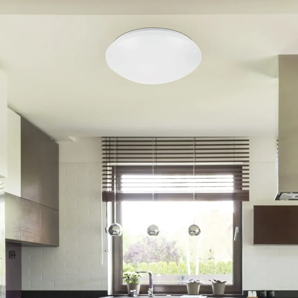 Rabalux Lucas plafonnier blanc 24W 3436 rond source lumineuse LED