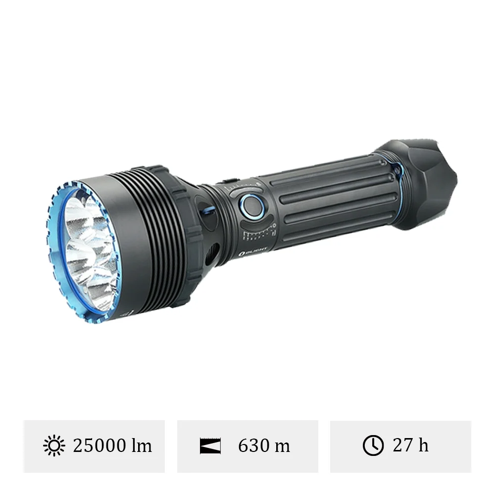 LAMPE OLIGHT X9R MARAUDER - GROSSE LAMPE TORCHE 25000 LUMENS LPE25 RacingGear974
