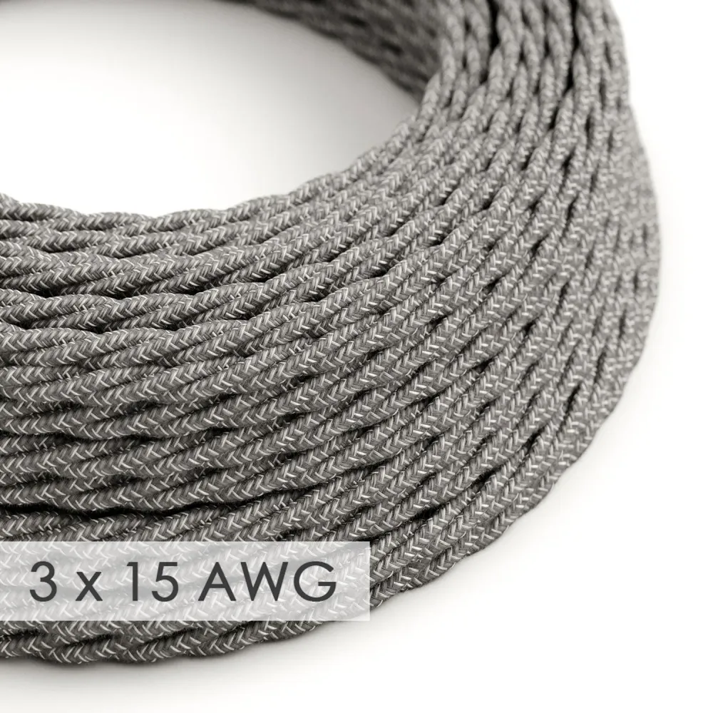 Rallonge - Lin Gris Torsadé TN02 - 15/3 AWG