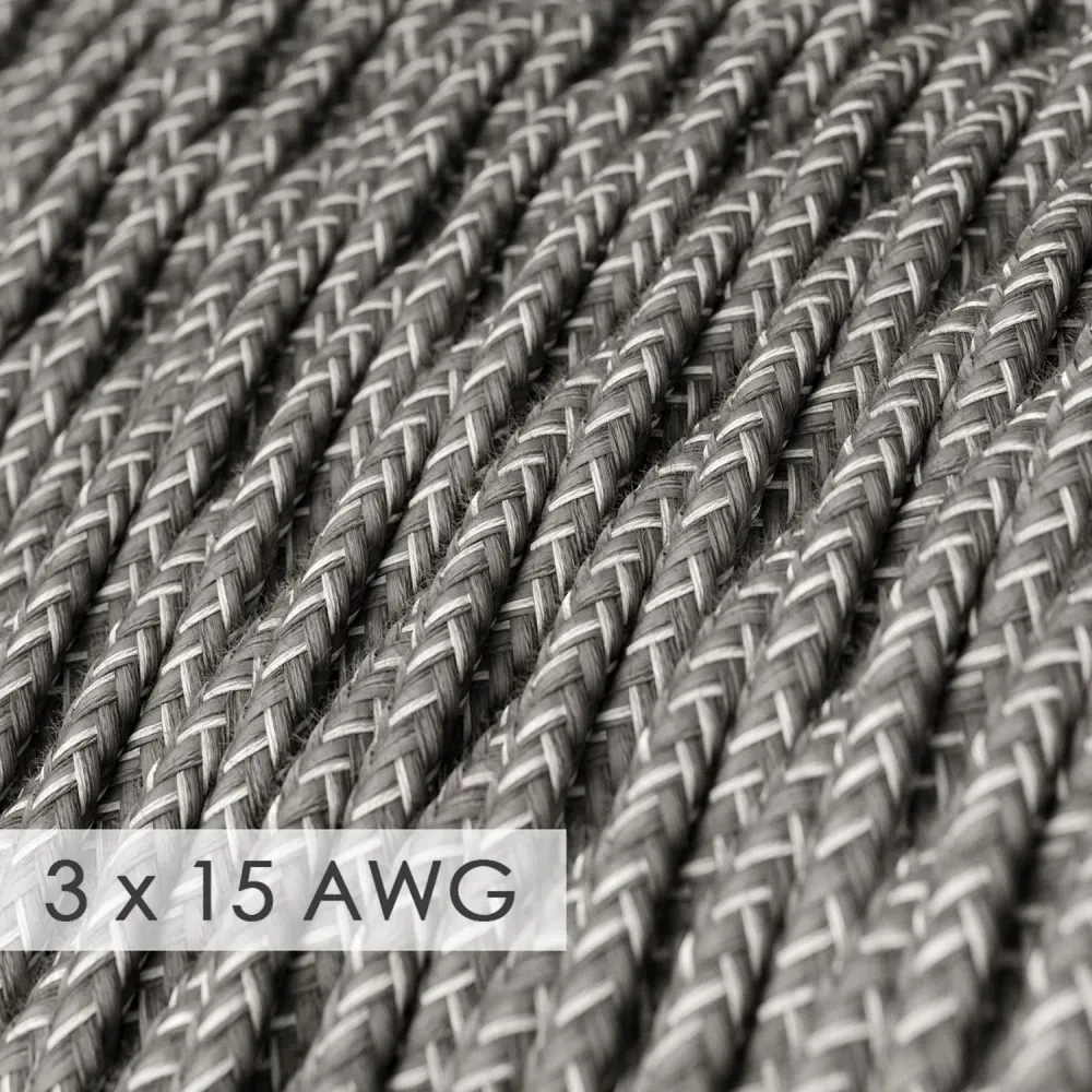 Rallonge - Lin Gris Torsadé TN02 - 15/3 AWG