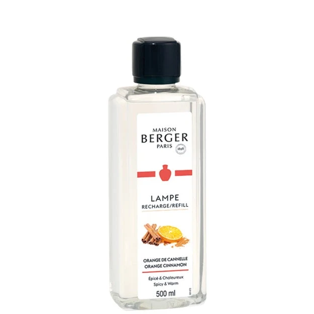 Recharge lampe Maison Berger 500 ml orange cannelle